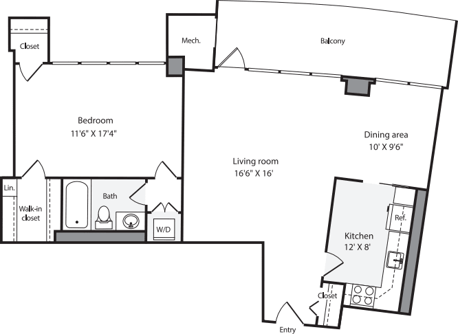 1 Bedroom N