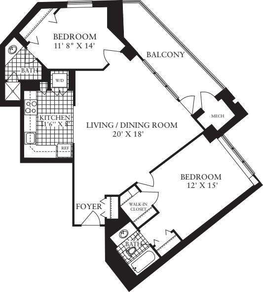 2 Bedrooms C