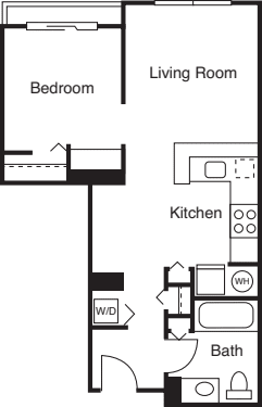 Studio C floorplan