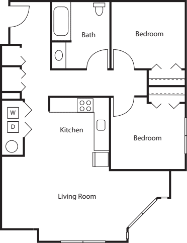 2 Bedrooms A