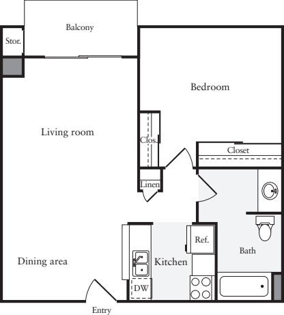 1 Bedroom A