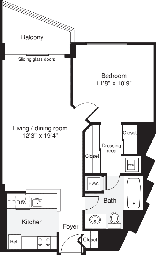 1 Bedroom B