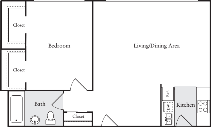 1 Bedroom H