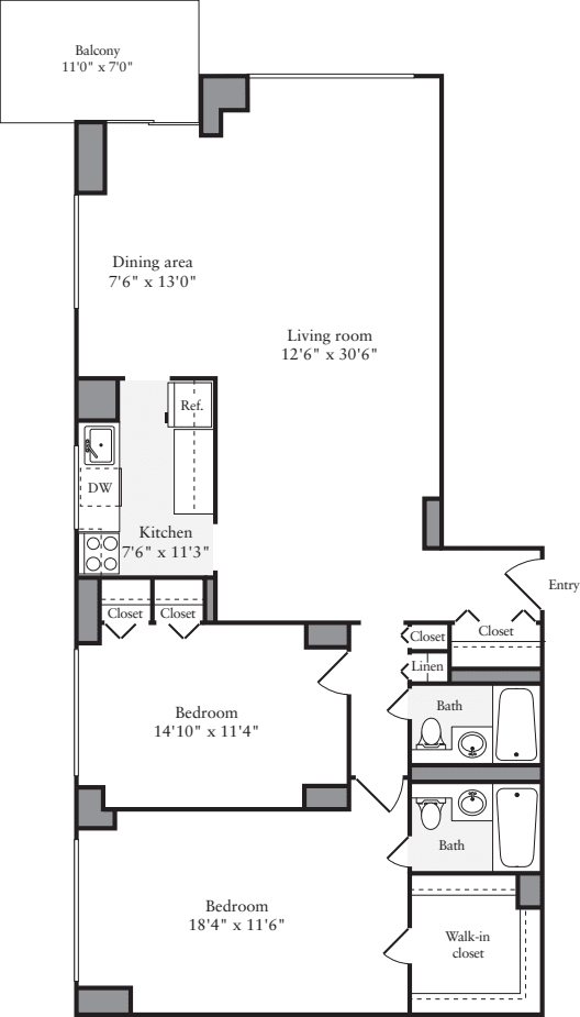 2 Bedroom E