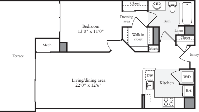 1 Bedroom H