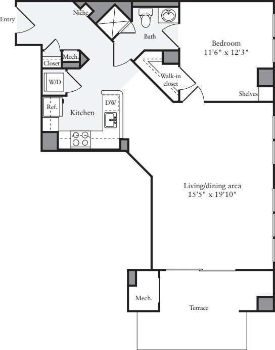 1 Bedroom I