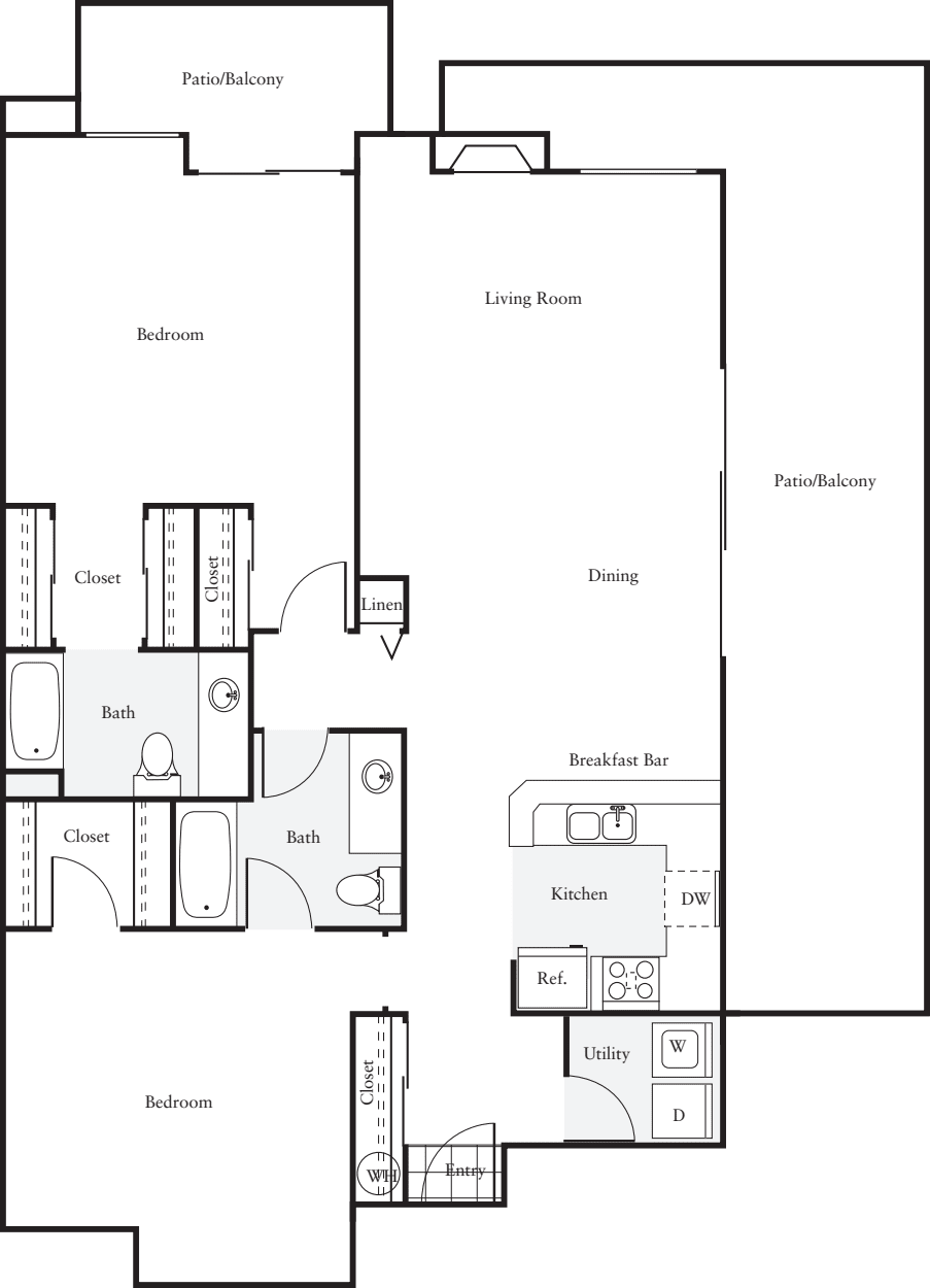 2 Bedrooms K