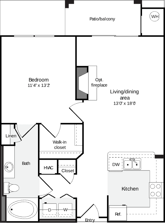 1 Bedroom C