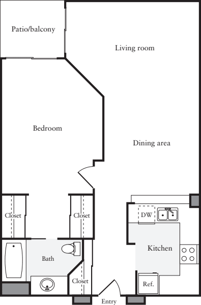 1 Bedroom A