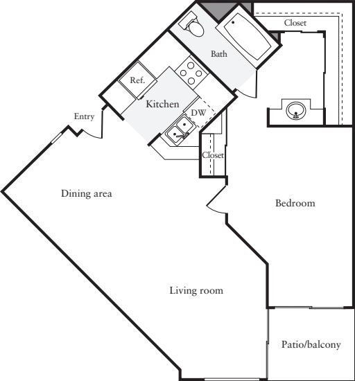 1 Bedroom C