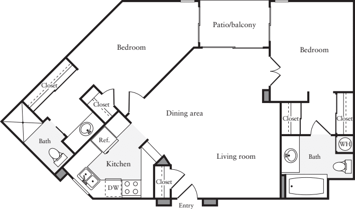 2 Bedrooms B