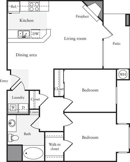 2 Bedrooms A