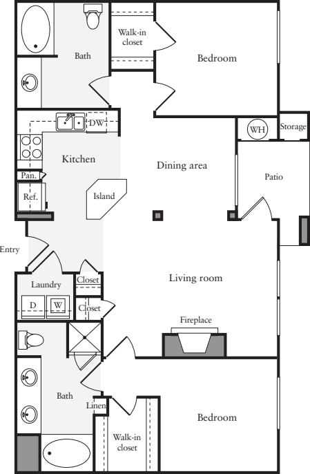 2 Bedrooms D