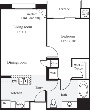 1 Bedroom A