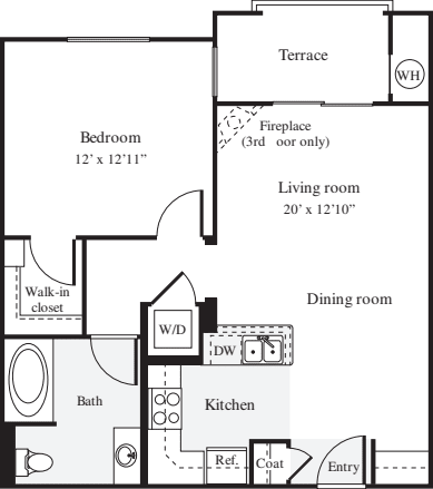 1 Bedroom B