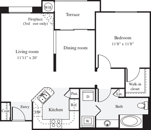 1 Bedroom C