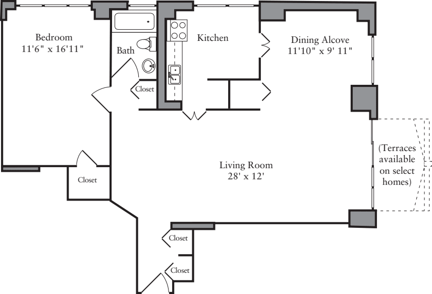 1 Bedroom A