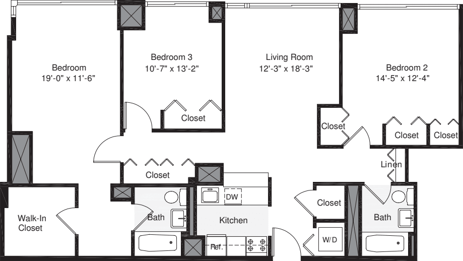 2 Bedroom F_2 floorplan