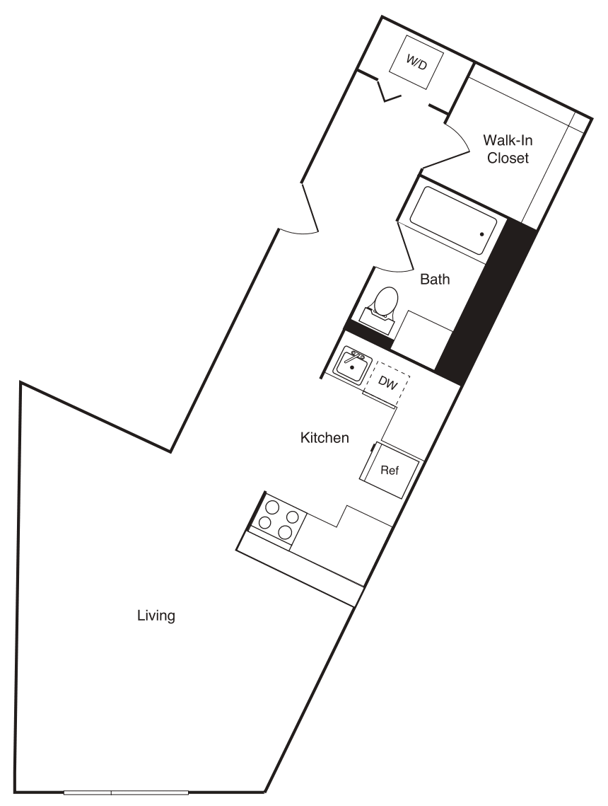 Studio B3 floorplan