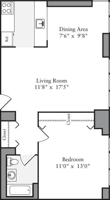 1 Bedroom L