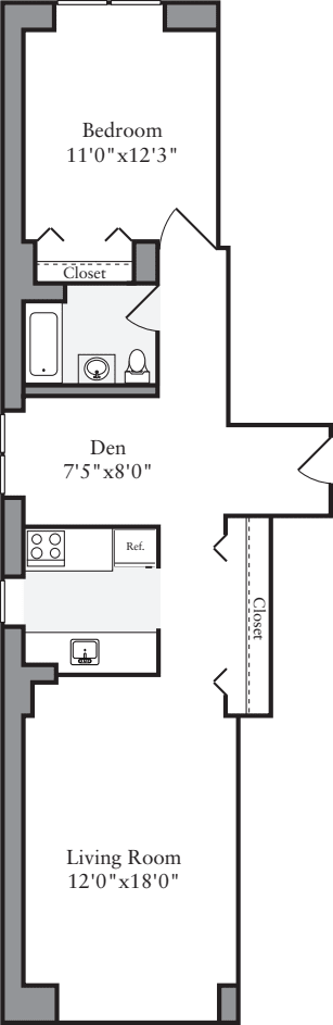 1 Bedroom U