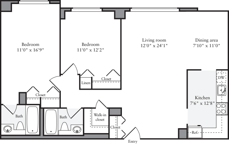 2 Bedrooms D
