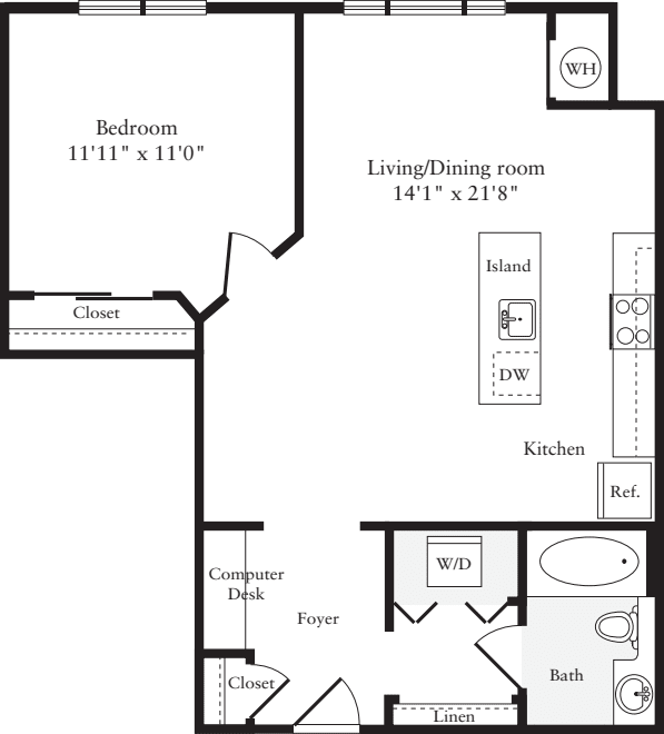 1 Bedroom B