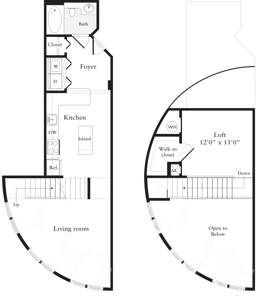 Studio Lofts floorplan