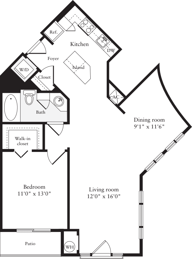 1 Bedroom L