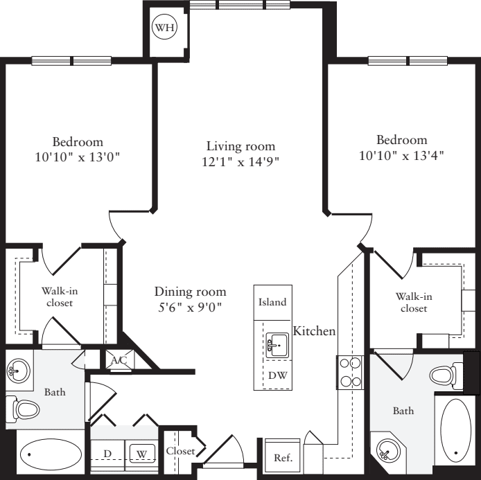 2 Bedrooms E