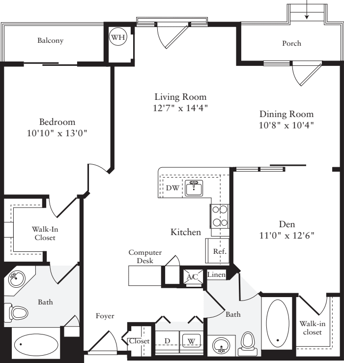 2 Bedrooms M