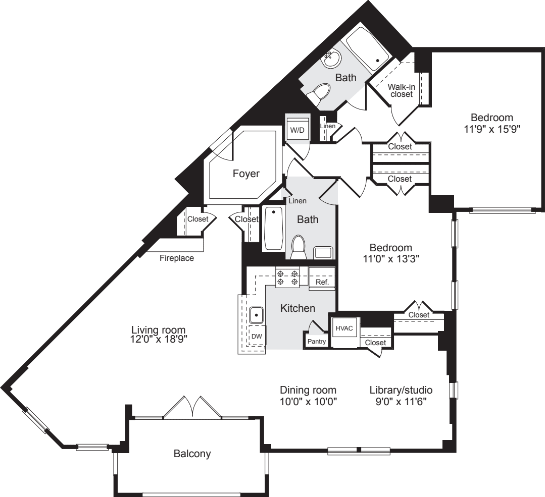 2 Bedrooms DD