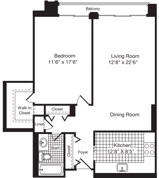 1 Bedroom D