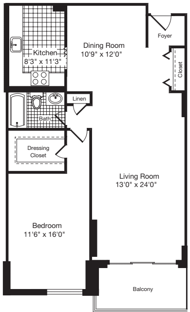 1 Bedroom N