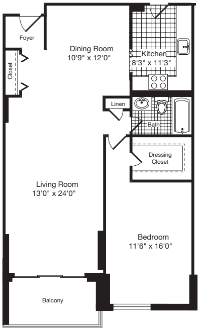 1 Bedroom S