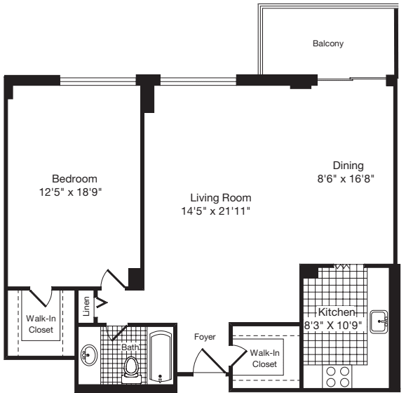 1 Bedroom V