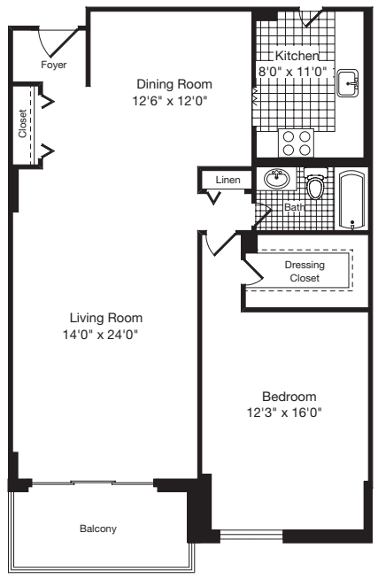 1 Bedroom Z