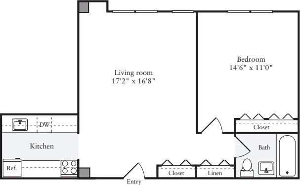 1 Bedroom J1