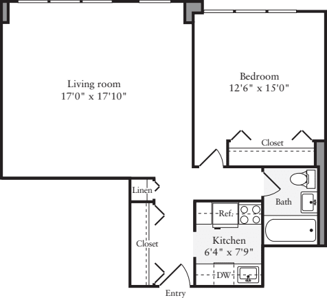 1 Bedroom A