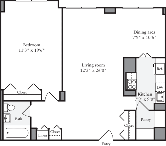 1 Bedroom G