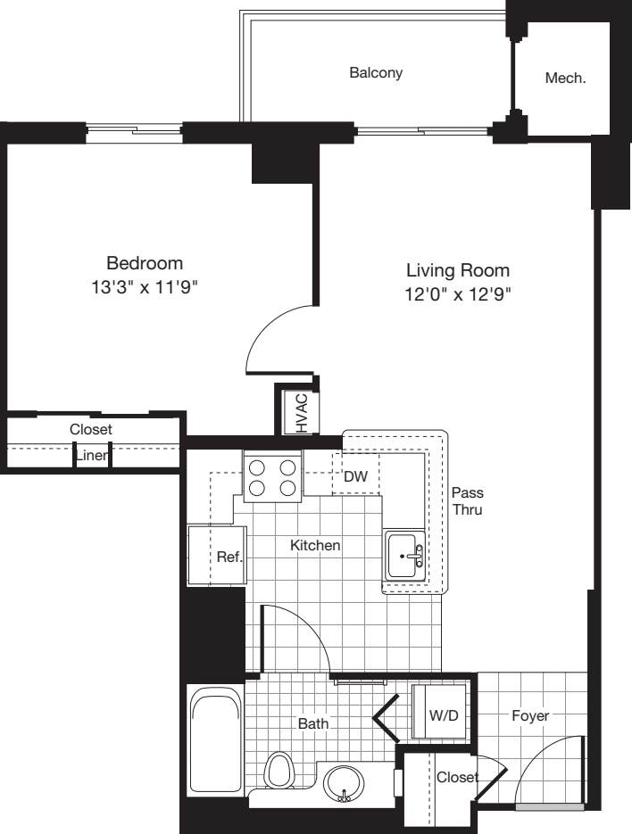 1 Bedroom D