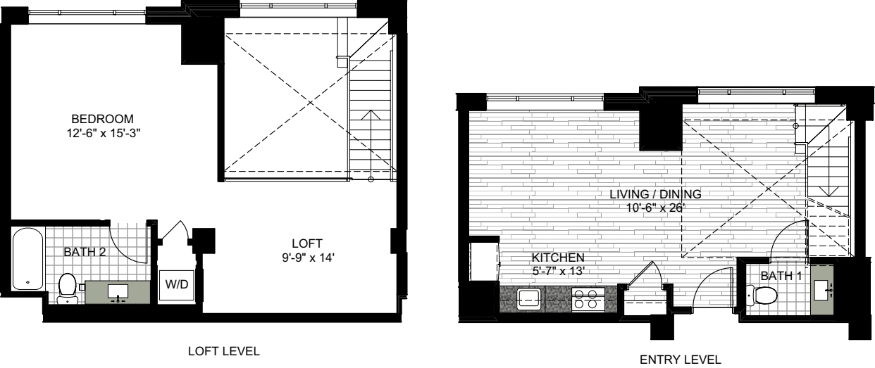 1 Bedroom ZZZ floorplan