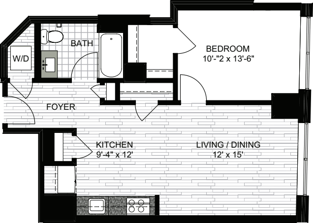 1 Bedroom C