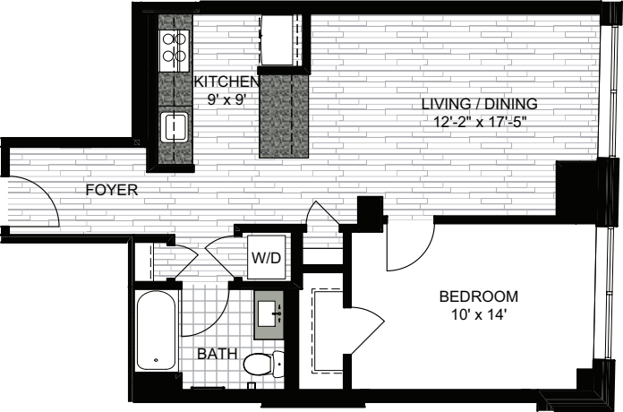 1 Bedroom E