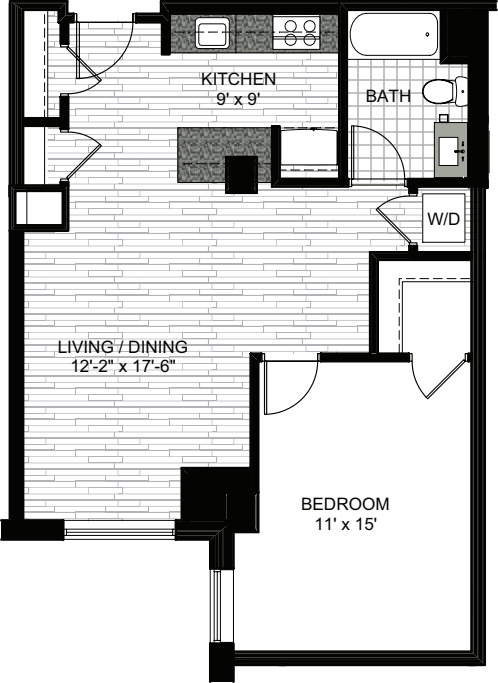 1 Bedroom L