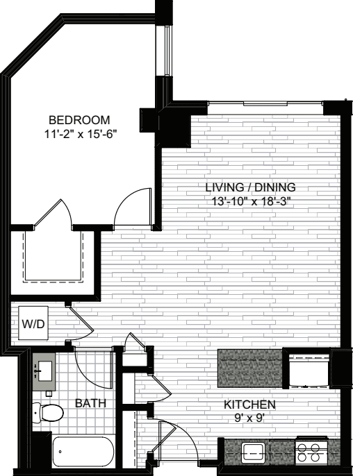1 Bedroom Q