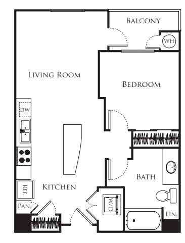 One B floorplan