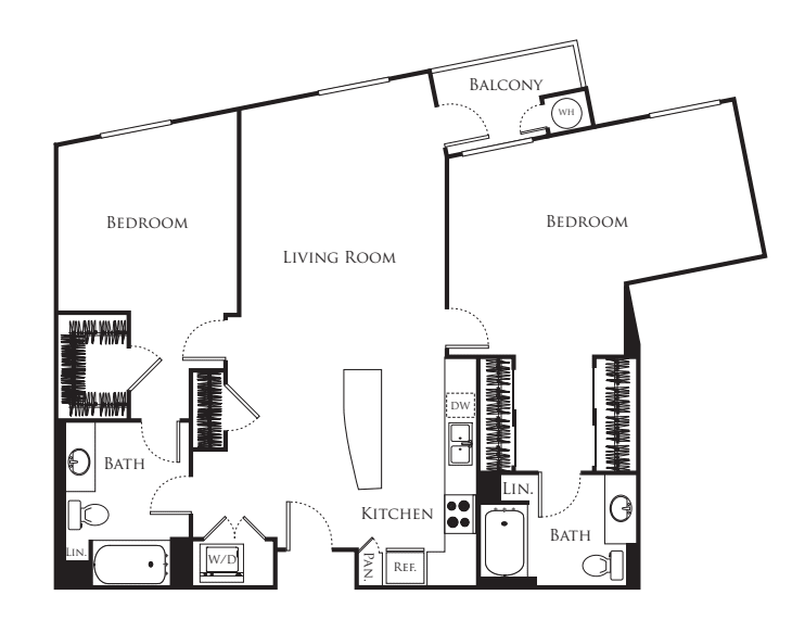 Two D floorplan