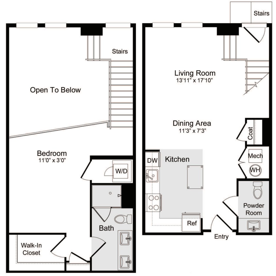 A-11a Loft floorplan