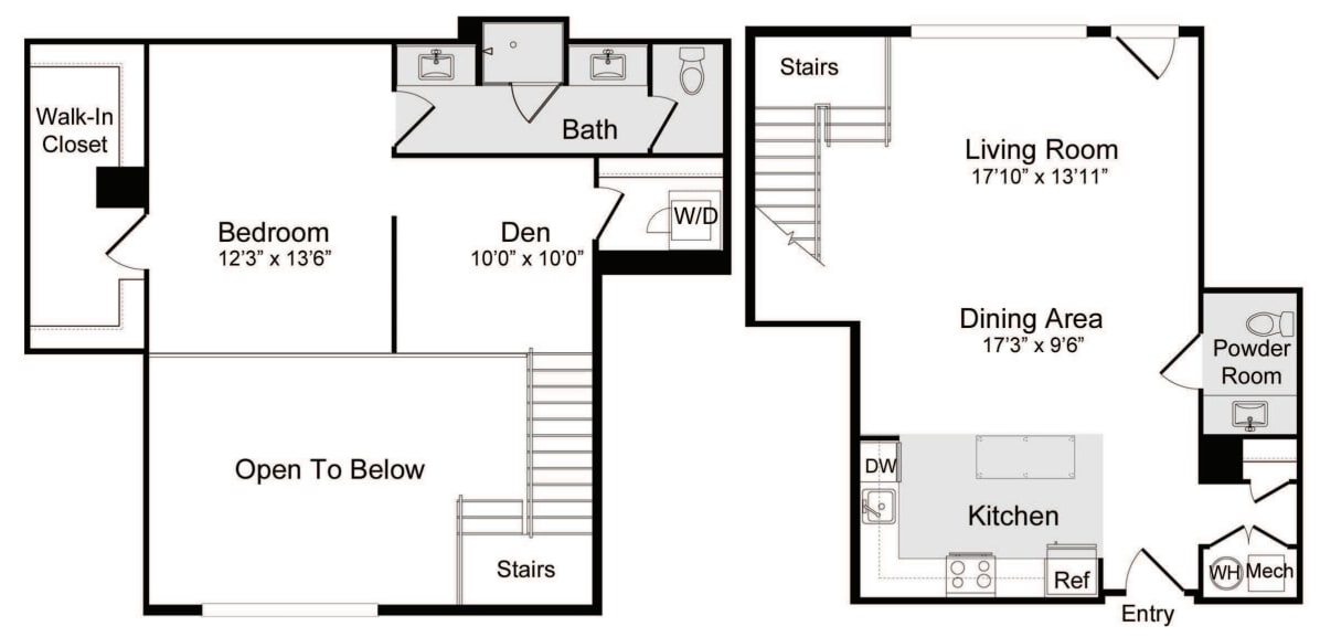 A-14 Loft floorplan